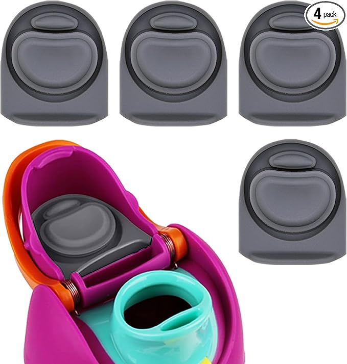 4pcs Replacement Stopper Seal Compatible with Owala FreeSip 24oz 32oz,Water Bottle Lid Insert Cap Silicone Seal Parts for Owala 16/19/24/32/40oz Spout Gasket Mouth piece Accessories F1 Frokolla