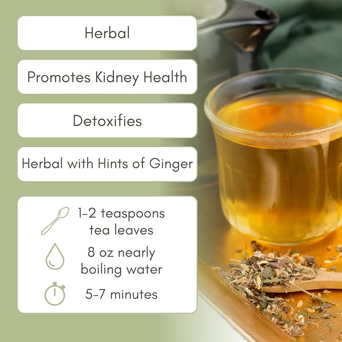 Organic Kidney Cleanse Herbal Tea - 2oz Bag (Approx. 30 Servings) | Full Leaf Tea Co. - Bloomnest