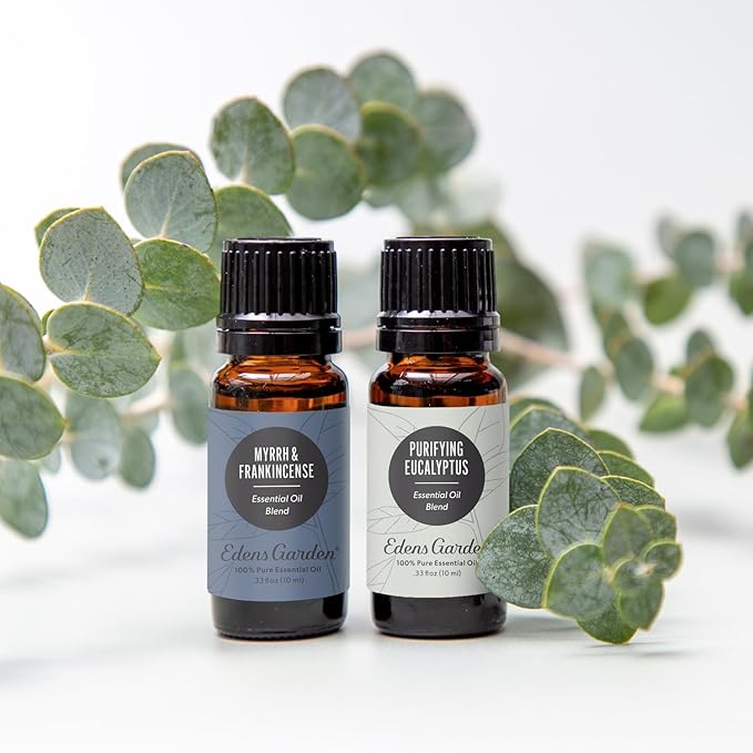 Edens Garden Myrrh & Frankincense Essential Oil Blend- 100% Pure Premium Grade, Undiluted, Natural, Therapeutic, Aromatherapy, The Best for Skin, Face, Kid Safe 10 ml (.33 fl oz) - Bloomnest