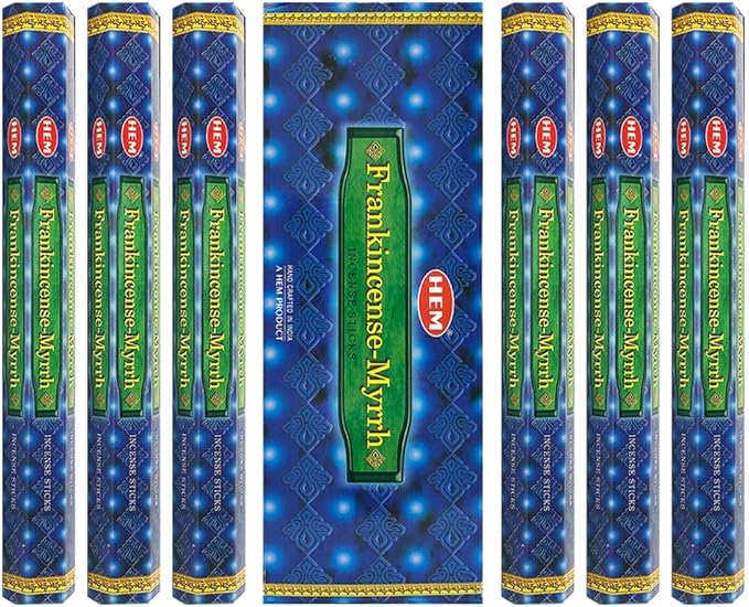 Frankincense and Myrrh Incense Sticks and Incense Stick Holder Bundle Insence Insense Hem Incense Sticks… TRUMIRI