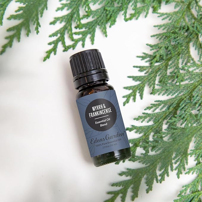 Edens Garden Myrrh & Frankincense Essential Oil Blend- 100% Pure Premium Grade, Undiluted, Natural, Therapeutic, Aromatherapy, The Best for Skin, Face, Kid Safe 30 ml (1 fl oz) EdensGarden