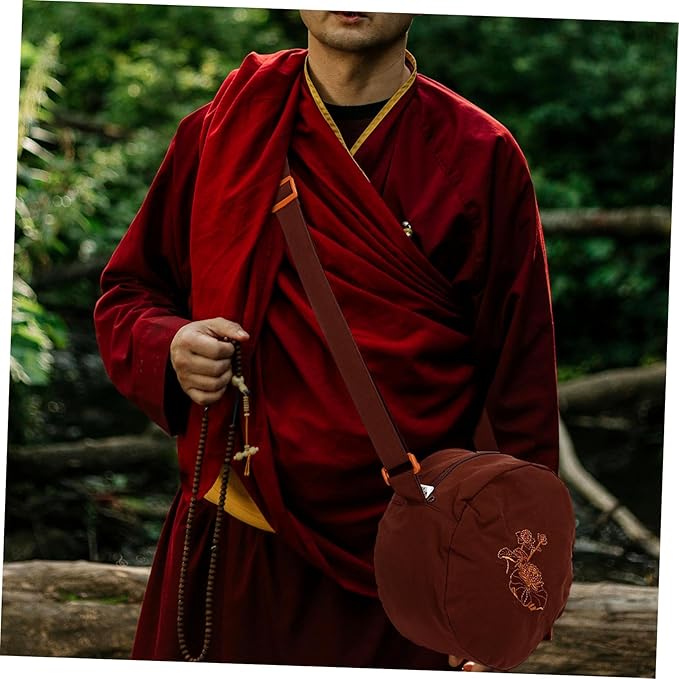 BESPORTBLE Portable Meditation Singing Bowl Bag Durable Storage Pouch for Tibetan Bowls Lightweight and Convenient for Travel Friends and Family - Bloomnest