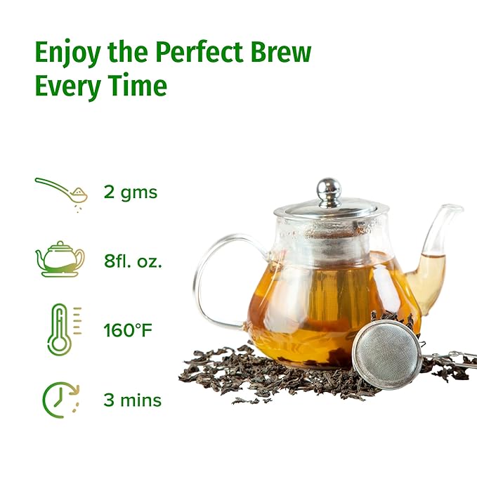 NEPAL TEA Organic Green Tea Loose Leaf - From a Family Farm in the Himalayas - Award-Winning Premium Green Tea Leaves Loose Leaf - 3.5oz /100g (Ganesha Green) - Bloomnest