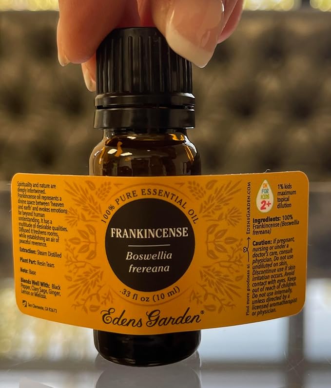 Edens Garden Frankincense- Frereana Essential Oil- 100% Pure Premium Grade, Undiluted, Natural, Therapeutic, Aromatherapy, The Best for Diffuser, Skin, Face, Hair 10 ml (.33 fl oz) - Bloomnest