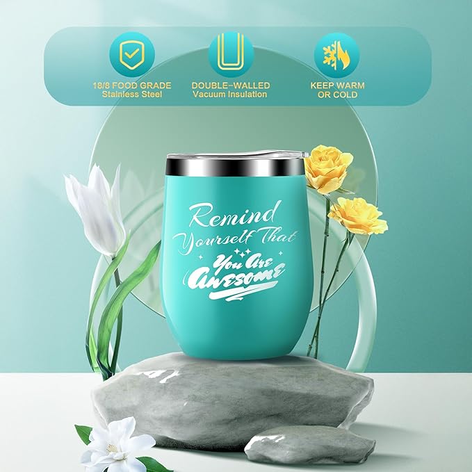 Birthday Gifts for Women, Thinking of You Gift Care Package with Luxury Flannel Blanket for Women Mom Her Wife Friends Sister, Blue Self Care Spa Relaxing Baskets for Christmas Valentines Mothers Day - Bloomnest