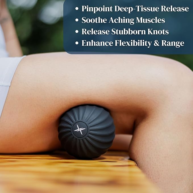Frost Fit VibePro Pulse - Vibrating Massage Ball Massager - Deep Tissue Therapy Ball with 4 Speeds - Myofascial Release & Pain Relief - Bloomnest