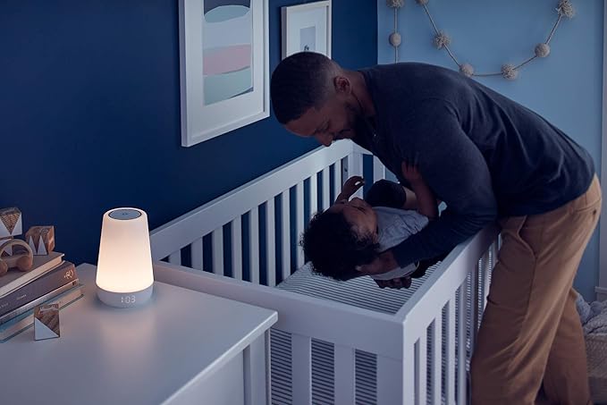 Hatch Rest+ 1st Gen Baby Sound Machine, Night Light, Time-to-Rise Plus Audio Monitor, White Noise Soother, Toddler Sleep Trainer, Kids Alarm Clock, Nightlight - Bloomnest