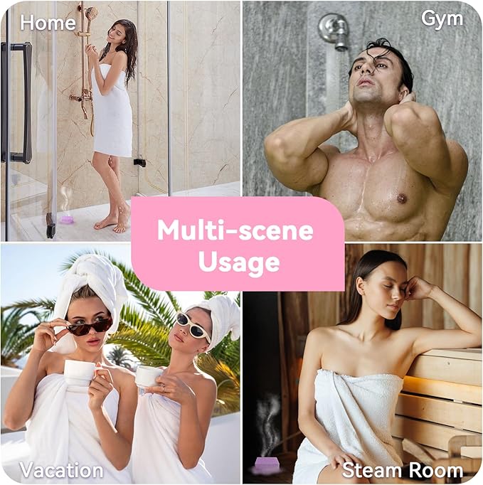 Shower Steamers Aromatherapy 6 Pack Gifts for Women Mom Men, Gifts for Her Stress Relief Home Spa, Birthday Gift Lavender Natural Essential Oil Self Care Relaxation Shower Bombs Teen - Bloomnest