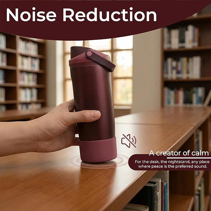 2PCS Silicone Boot for Black Cherry Owala 30oz & 40oz FreeSip Sway Bottles & Tumblers, Anti-Slip Protective Sleeve Bloomnest