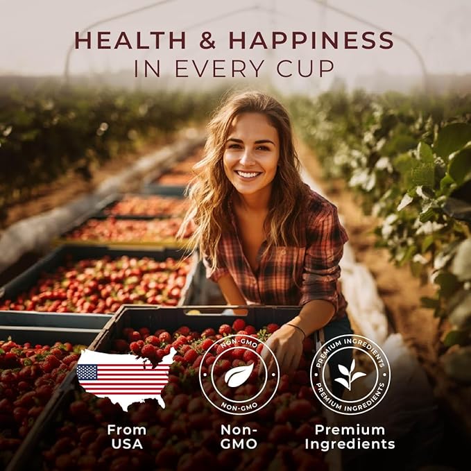 Gya Tea Co Berry Bliss Herbal Tea Pod (16 Count)- Decaf Wellness Tea for Body Comfort & Relaxing - Bloomnest