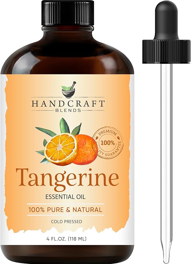 Handcraft Blends Tangerine Essential Oil – Huge 4 Fl Oz – 100% Pure and Natural – Premium Grade Essential Oil for Diffuser and Aromatherapy, Skin, Massage, Candle and Soap Making Fragrance - Bloomnest