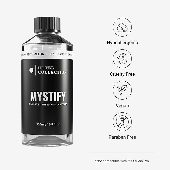 Hotel Collection Diffuser Oil - Mystify - Aromatherapy Essential Fragrance Oil - Jasmine, Green Melon, Lily - 500mL 16.9 Fl oz - Bloomnest