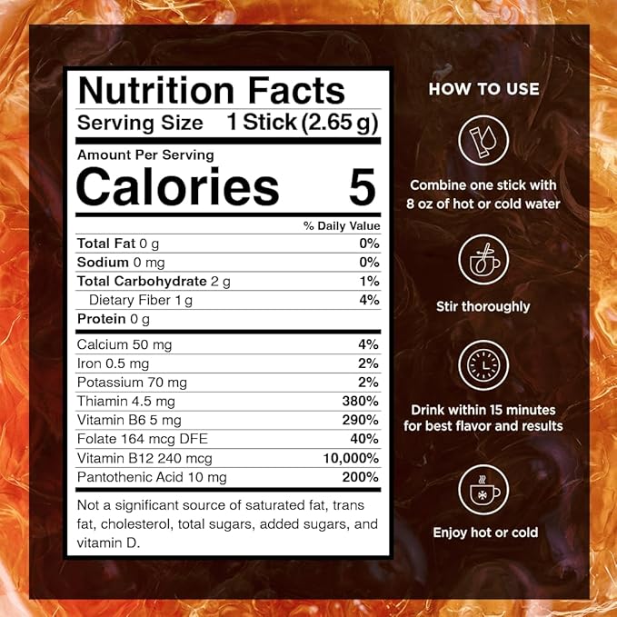 VitaCup Slim Instant Tea Packets For Diet Support, Oolong tea w/B Vitamins, Garcinia, Inulin & Acai, On-the-go Instant Sticks, 72 Ct - Bloomnest