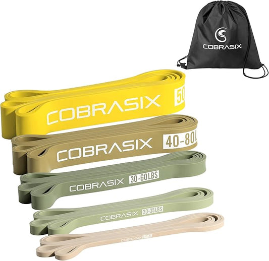 Resistance Bands | Long Resistance Bands for Working Out | Pull-Up Bands for Strength Training, Physical Therapy, Stretching, WOD | Exercise Bands for Home Gym | Workout Bands | Men and Women - Bloomnest
