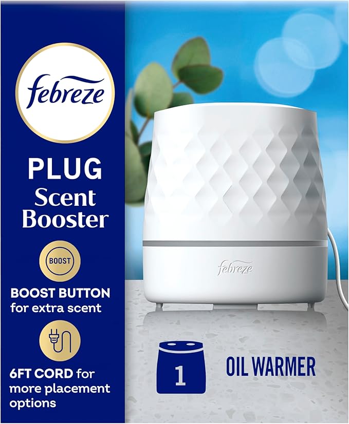 Febreze Plug Scent Booster Continuous Scent Device Oil Diffuser, Compatible with Febreze Air Freshener Plug in Refills - Bloomnest