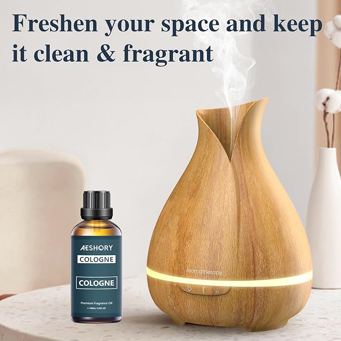 Cologne Fragrance Oil 3.38FL.OZ - Aromatherapy Essential Oils for Diffusers for Home, Cologne Scented Oils for Massage, Soap Candle Making Scents - 100ML - Bloomnest