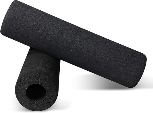 WF Athletic Supply Foam Foot Pads, Foam Roller for Gym Exercise Machines Equipment Replacements, Roller Pad for Leg Extension, PEC Deck Pads for Weight Bench, Sold by Pair (16” x 4.25” OD x 2” ID) - Bloomnest