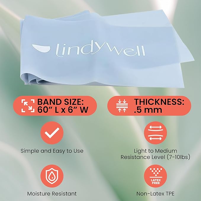 Lindywell Fabric & Exercise Bands for Women & Men - Resistance Bands for Working Out, Including Glute Activation, Strength Training, Physical Therapy - Durable, Non-Slip & Perfect for Home Or Gym Use - Bloomnest