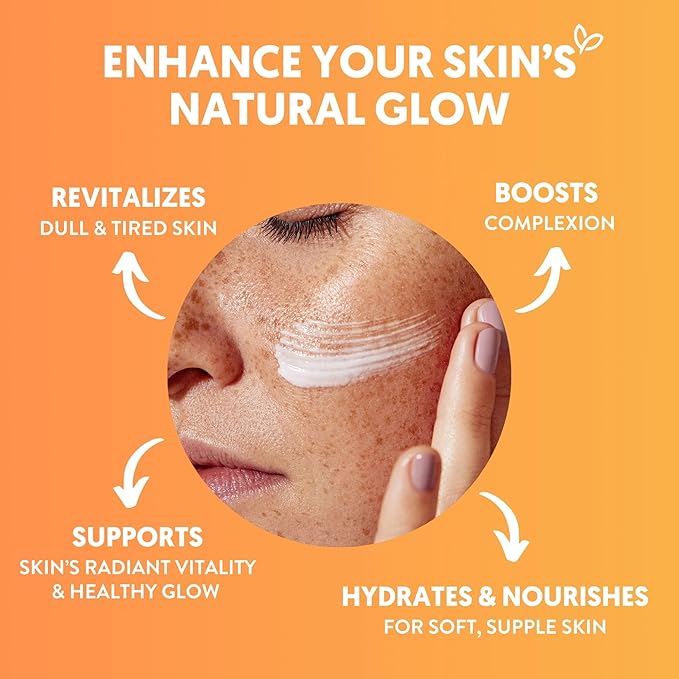 By Nature Vitamin C + Collagen Face Serum - Restore and Energize Tired Skin with Brightening Vitamin C, Plumping Collagen, Plus Texture Enhancing Turmeric - Premium Skin Care Serum for Face - 3fl. oz. - Bloomnest