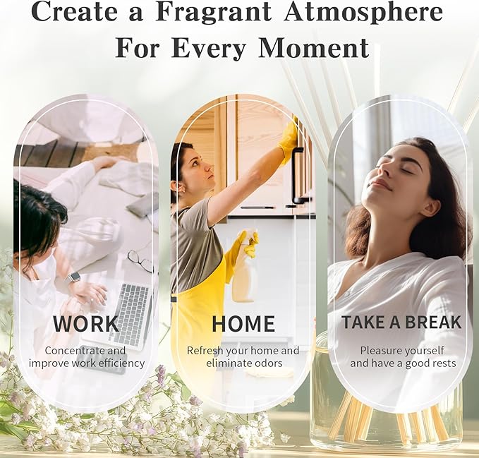 PHATOIL Tea Aroma Travel Fragrance Oils for Aromatherapy, 3.38FL.OZ Diffuser Oils for Home, Perfect for Aromatherapy, Humidifiers, Yoga, DIY Candle and Soap Making - 100ml - Bloomnest