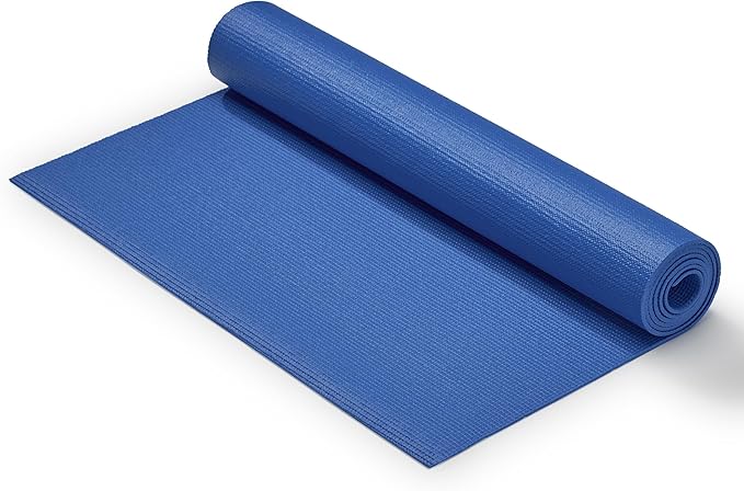 Sunny Health & Fitness Non-Slip Yoga Mat – Durable, Anti-Tear, Lightweight, Cushioned Support for Yoga, Pilates, Stretching Exercises, Meditation and Floor Workouts | Multiple Sizes & Colors - Bloomnest