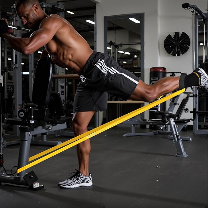 Exercise Bands，Set of 6 Resistance Bands for Working Out,Pull Up Bands Set,at Home Workout Equipment,Workout Bands for Men and Women,Instruction Guide and Carry Bag Included