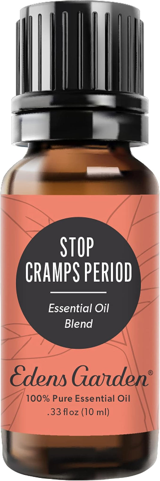 Edens Garden Stop Cramps Period Essential Oil Blend- 100% Pure Premium Grade, Undiluted, Natural, Therapeutic, Aromatherapy, The Best for Diffusing, Skin, Humidifiers, Hair 10 ml (.33 fl oz) - Bloomnest