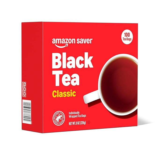 Amazon Saver, Classic Black Tea, 8 Oz, 100 Ct - Bloomnest