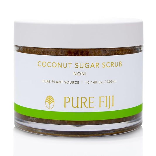 Pure Fiji Coconut Sugar Body Scrub, Noni (10.14 Oz /300ml)