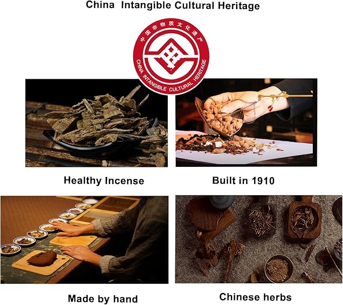 Sweet Pear Flower Incense Sticks, Sandalwood Plum Blossoms Osmanthus Cypress Insence-Sticks, Natural Incense Stick Fragrance Home Scent