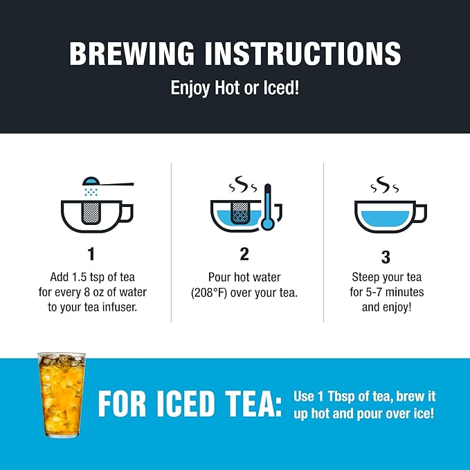 Tiesta Tea - Cocoa Mint Chill Loose Leaf Tea, Chocolate Peppermint Herbal Rooibos Blend, Non-Caffeinated, Brew Hot or Iced, Refillable Tin, Makes Up to 50 Cups, 3 Ounce - Bloomnest