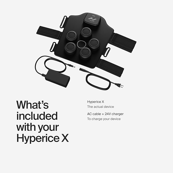 Hyperice X Knee Device - Advanced Heat and Cold Contrast Therapy - Pain and Inflammation Relief - Provides Increased Range of Motion - FSA/HSA Eligible - Bloomnest