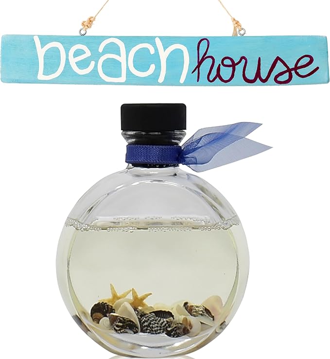 LOVSPA Reed Diffuser Set, Beach House Scented Oil Diffuser with Sticks, Home Fragrance Accessories for Bathroom Shelf Decor, Aroma Diffusers for Home or Office Desk, USA Made - Bloomnest