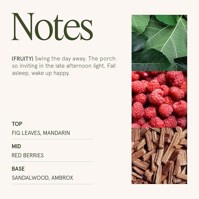 LA JOLIE MUSE Fall Candles - Sylvan Figue, Fig Leaf, Red Berries, Sandalwood | 19 oz Large Wooden Wick Candle | Natural Soy Wax | 90 Hours Clean Burn | Luxury Fig Candle | Gift-Ready for Hosts - Bloomnest