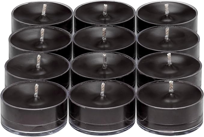 PartyLite Gift Set of 12 Universal Tea Lights, Fig Fatale Scented, Notes of Apricot, Green Fig, Peach, Mango, Strawberry and Vanilla, 4-6 Hour Burn Time, Luxurious & Rich, Perfect for Gifting - Bloomnest