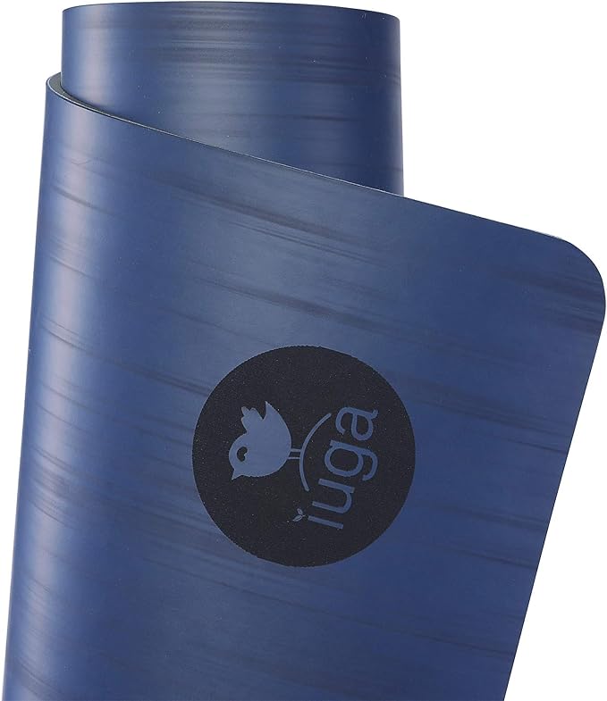 IUGA Pro Yoga Mat Non Slip Pilates Mat Anti-tear Eco Friendly Hot Yoga Mat with SGS Certified Material Free Carrying Strap Included