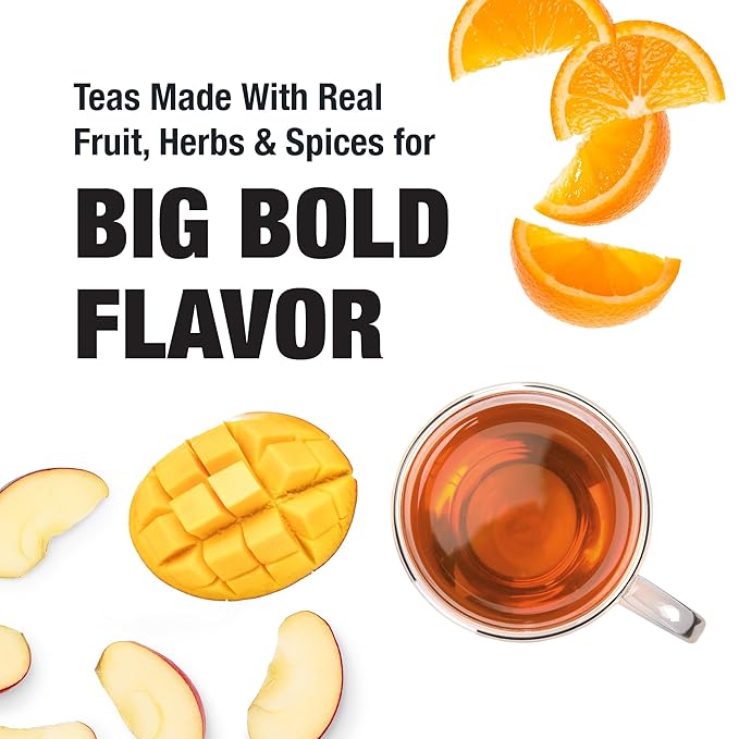 Tiesta Tea - Black Thai Tropical, Loose Leaf, Mango Citrus Black Tea, Premium Blend, Caffeinated, Make Hot or Iced Brews Up to 200 Cups, 16 Ounce Resealable Bulk Pouch - Bloomnest