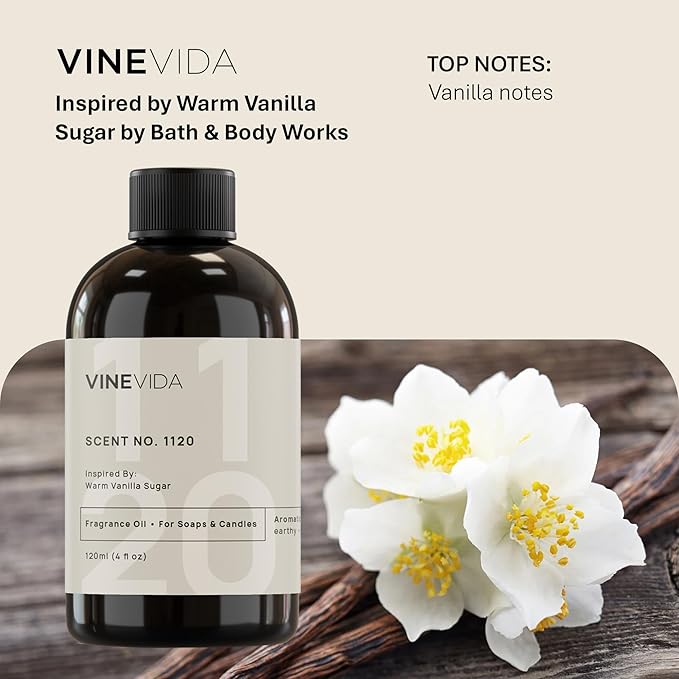 VINEVIDA [4 Fl Oz] Scent NO. 1120 Fragrance Oil for Cold Air Diffusers, Aromatic Notes of Earthy Musk Vanilla, Essential Oils for Diffuser Oil Refill & Air Freshener Room Spray - Bloomnest
