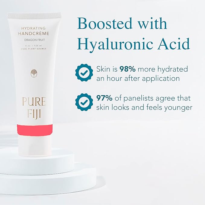 PURE FIJI Hydrating Hand Crème, Dragon Fruit (4 oz/120ml) - Bloomnest