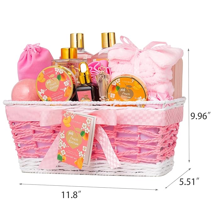 Valentines Day Gifts for Women - 23Piece Relaxing Bath and Body Gift Baskets Set Spa Gift Baskets for Women, Gift Sets | Mothers Day Gift for Mom, Birthday, Christmas, Holiday, Anniversary Gift