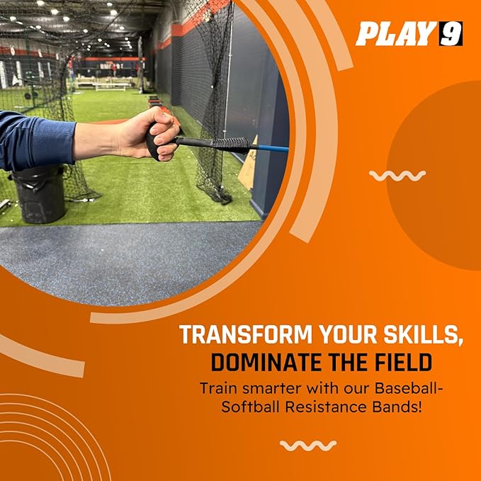 Play 9 Sports Resistance Exercise Bands Baseball Activation Elastic Training Athletes Equipment Bands - Bloomnest