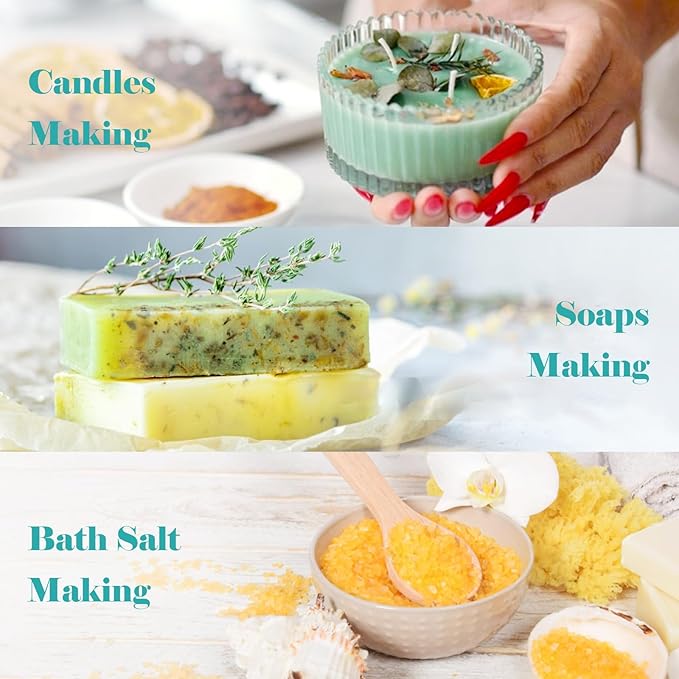 AmaKane Fragrance Oils, Beach Fragrance Oil for Candle Making, Soap Making Scents, Summer Essential Oils for Diffusers for Home 6x10 ml, Beach Linen, Salty Sea, Sunset Glow and More - Bloomnest