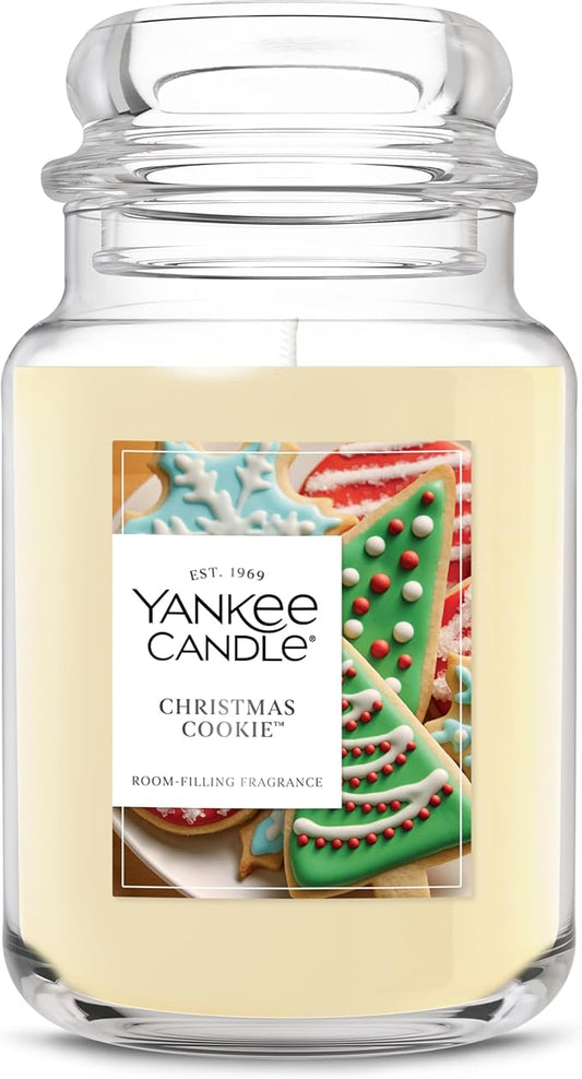 Yankee Candle Christmas Cookie Scented Candle, 22oz Large Jar with up to 150 Hour Burn Time, Giftable, Holidays - Bloomnest
