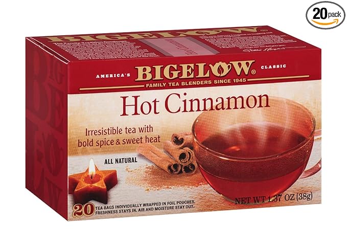 Bigelow, Hot Cinnamon Tea, 20 Count - Bloomnest
