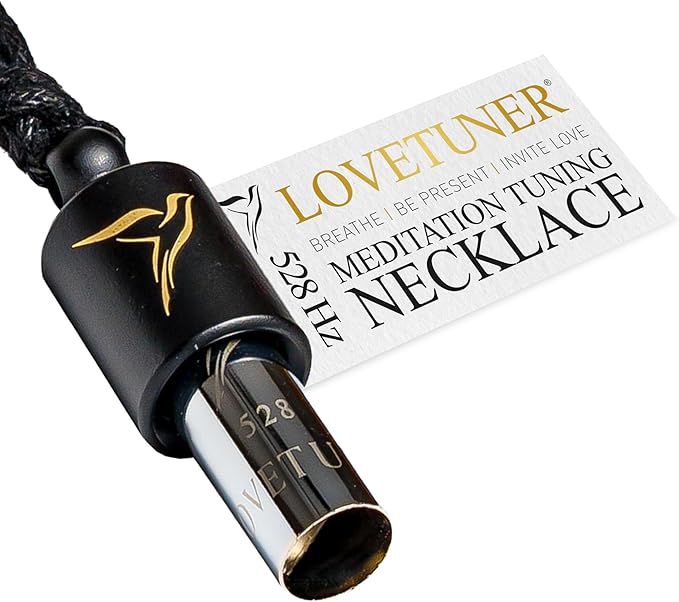 LOVETUNER 528 Hz Breathing Necklace | Stress Relief Whistle | Promote Calm, Relaxation & Focus with Mindful Sound Healing - Bloomnest
