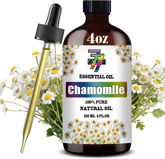 Chamomile Essential Oil (4 oz / 120 ml) – Chamomile Oils for diffusers, humidifiers, Home Baths, Cleaning Products, Yoga, DIY Soaps and DIY Scented Candles - Bloomnest
