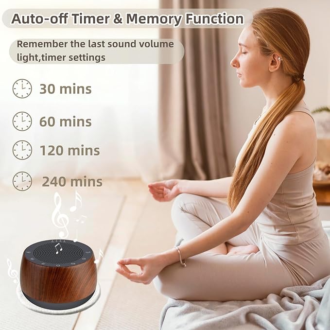 Cordless Automatic Tibetan Singing Bowl,256HZ-432HZ-528HZ 9 Tones 4-Speed Auto-Off Timer,Full Touch Glow Buttons,2000mAh Battery,Deep Ethereal Sound,Yoga,Meditation,Stress Relief (Wooden) Jderv