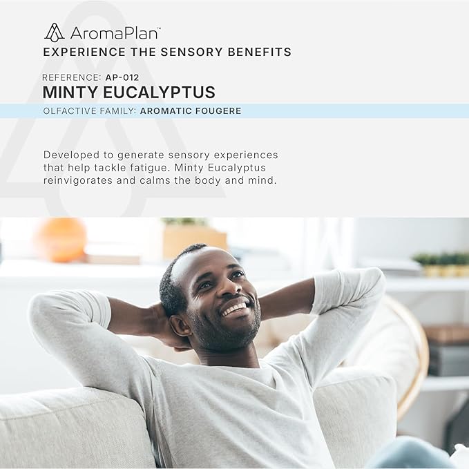 AromaPlan Hotel Scents Minty Eucalyptus 16 Fl Oz (473ml), Home Luxury Aroma & Hotel Diffuser Oil- Hotel Diffuser Oil for Aromatherapy- USA Made, Bigger Bottle, Bolder Aroma & Longer Lasting - Bloomnest
