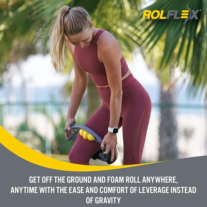 Rolflex Arm & Leg Massager Roller – Muscle Roller to Address Golfer’s Elbow, Tennis Elbow, Carpal Tunnel & More – Arm & Leg Massage Roller for Muscle Tightness & Faster Recovery - Bloomnest