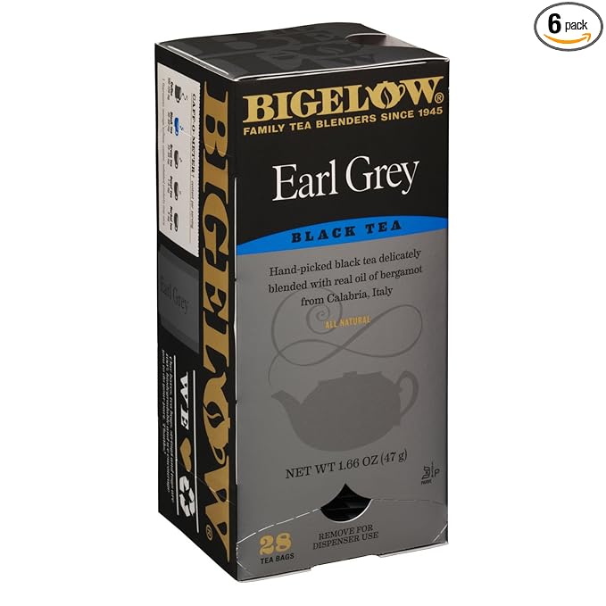 Bigelow Earl Gray Tea, 28 Count (Pack of 6) - Bloomnest